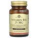 Vitamin B6 Solgar (Vitamin B6) 25 mg 100 tablets