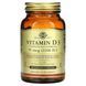 Vitamin D3 Solgar 55 mcg 2200 IU 100 vegetable capsules