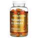 Turmeric and Ginger, Apricot, 120 chewable tablets