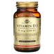 Витамин Д3 Solgar (Vitamin D3) 55 мкг 2200 МЕ 100 растительных капсул фото