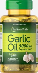 Часникова олія, Garlic Oil, Puritan's Pride, 5000 мг, 250 капсул