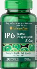 ИП-6 Инозитол Гексафосфат, IP-6 Inositol Hexaphosphate, Puritan's Pride, 510 мг, 120 капсул купить в Киеве и Украине