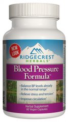 Комплекс для нормалізації кров'яного тиску, RidgeCrest Herbals, 60 гелевих капсул