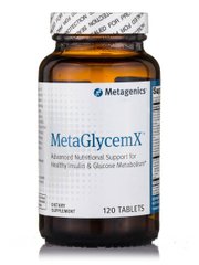 Комбінація екстракт зеленого чаю кориця альфа-ліпоєва кислота Metagenics (MetaGlycemX) 120 таблеток