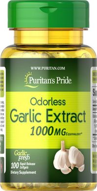 Часник без запаху Puritan's Pride (Garlic) 1000 мг 100 капсул