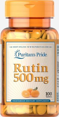Рутин Puritan's Pride (Rutin) 500 мг 100 таблеток купить в Киеве и Украине