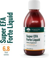 Риб'ячий жир для підтримки когнітивного, серцево-судинного і суглобового здоров'я, Super EFA Forte Liquid, Genestra Brands, апельсиновий смак, 200 мл