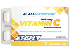 Витамин С с биофлавоноидами Allnutrition (Vitamin C 1000 mg + Bioflaw) 1000 мг 10 капсул купить в Киеве и Украине