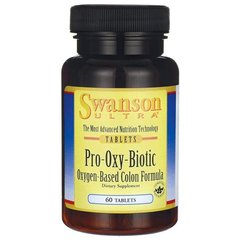 Препарат для очищення кишечника, Pro-Oxy-Biotic, Swanson, 60 таблеток