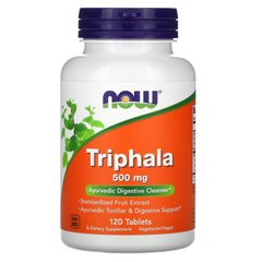 Трифала Now Foods (Triphala) 500 мг 120 таблеток купить в Киеве и Украине