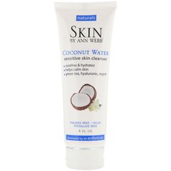 Очищающее средство для чувствительной кожи, кокосовая вода, Skin By Ann Webb, 4 жидких унции купить в Киеве и Украине