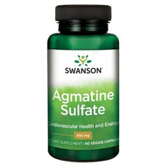 Агматин сульфат, Agmatine Sulfate, Swanson, 650 мг, 60 капсул