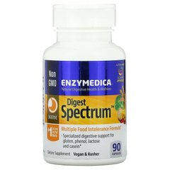 Спектр травлення, Digest Spectrum, Enzymedica, 90 капсул