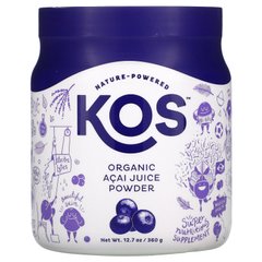 KOS, Органический порошок сока асаи, 12,7 унции (360 г) купить в Киеве и Украине
