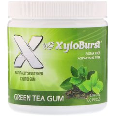 Ксиліт, зелений чай, Xyloburst, 100 шт, 5,29 унцій (150 г)
