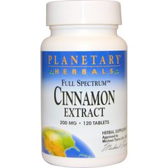 Экстракт корицы Planetary Herbals (Cinnamon Extract) 200 мг 120 таблеток купить в Киеве и Украине