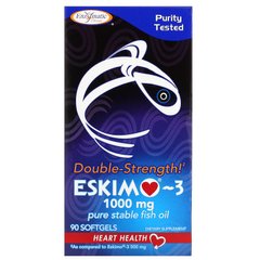 Риб'ячий жир Enzymatic Therapy (Eskimo-3) 1000 мг 90 капсул