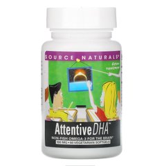 ДГК для уваги Source Naturals (Active DHA) 100 мг 60 капсул