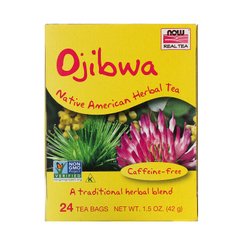 Чай Оджибве без кофеина Now Foods (Ojibwa Tea Bags) 24 пакетика 42 г купить в Киеве и Украине