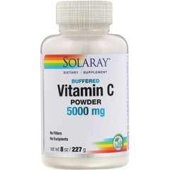 Витамин С Solaray (Vitamin C powder) 5000 мг 227 г купить в Киеве и Украине
