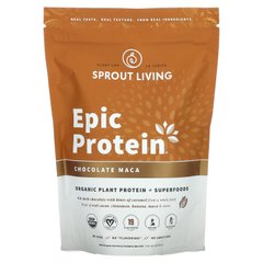 Растительный протеин Sprout Living (Epic Protein) 455 г со вкусом шоколадная мака купить в Киеве и Украине