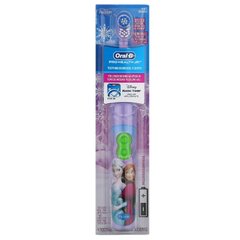Детская зубная щетка на батарейках мягкая Oral-B (Kids Frozen Pro Health Jr. Battery Toothbrush Soft) 3+ года 1 зубная щетка купить в Киеве и Украине