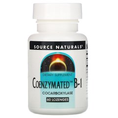 Коэнзимированный витамин B-1, Coenzymated B-1, Source Naturals, 60 таблеток купить в Киеве и Украине