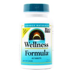 Підтримка імунітету, Wellness Formula, Source Naturals, 45 таблеток