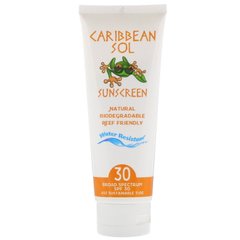 Сонцезахисний крем, Sunscreen, SPF 30, Caribbean Solutions, 113 г
