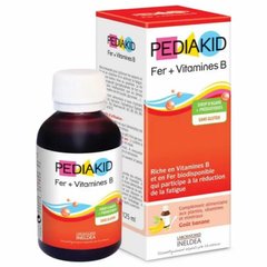 Железо и витамин В сироп для детей Pediakid (Fer + Vitamines B) 125 мл купить в Киеве и Украине
