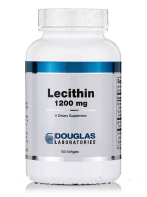 Лецитин Douglas Laboratories (Lecithin) 1200 мг 100 мягких гелей купить в Киеве и Украине