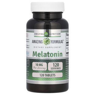 Amazing Nutrition, Melatonin, 10 mg , 120 Tablets купить в Киеве и Украине