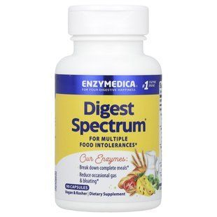Спектр травлення, Digest Spectrum, Enzymedica, 90 капсул