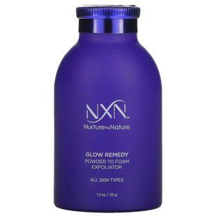 NXN, Nurture by Nature, Glow Remedy, пудра-пінка, що відлущує, 1,2 рідкої унції (35 мл)