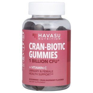 Havasu Nutrition, Cran-Biotic Gummies, Cran-Raspberry, 1 Billion CFU, 60 Gummies купить в Киеве и Украине