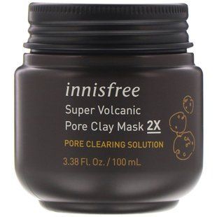 Очищающая маска из вулканической глины двойного действия, Innisfree, 100 мл купить в Киеве и Украине