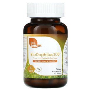 Пробиотики Zahler (BioDophilus100) 100 млрд. 30 капсул купить в Киеве и Украине
