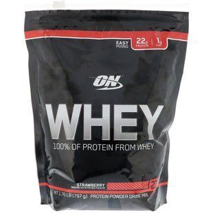 Serum 100% protein from whey, strawberry, Optimum Nutrition, 797 g