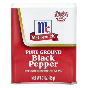 McCormick, Pure Ground Black Pepper, 3 oz (85 g) купить в Киеве и Украине