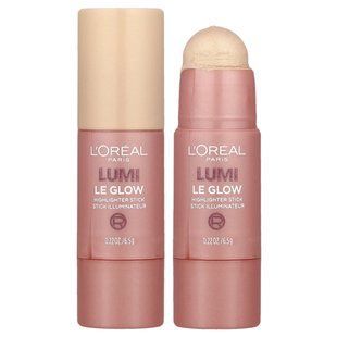 L'Or&eacute;al, Lumi, Le Glow Highlighter Stick, 630 Glowy Creme Chic, 0.22 oz (6.5 g)