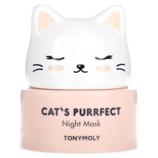 TonyMoly, Cat's Purrfect Night Beauty Mask, 50 g купить в Киеве и Украине