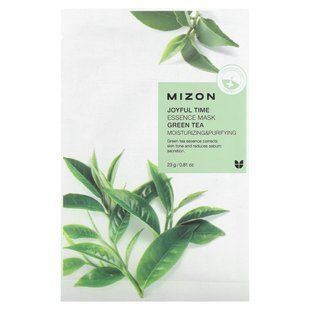 Mizon, Joyful Time Essence Beauty Mask, Green Tea, 1 Sheet, 0.81 oz (23 g) купить в Киеве и Украине