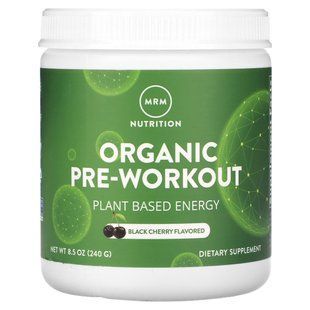 MRM Nutrition, органічний передтренувальний комплекс, черешня, 240 г (8,5 унції)