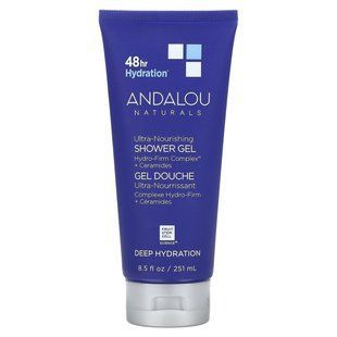 Andalou Naturals, Ultra-Nourishing Shower Gel, Deep Hydration, 8.5 fl oz (251 ml) купить в Киеве и Украине