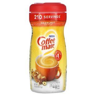 Coffee Mate, порошкові кавові вершки, фундук, 425,2 г (15 унцій)