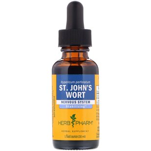 Зверобой экстракт Herb Pharm (St. John's Wort) 30 мл купить в Киеве и Украине