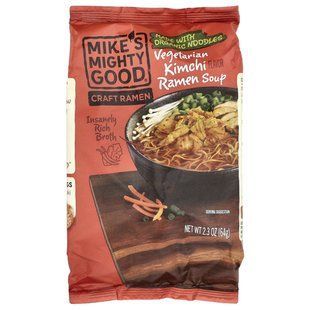 Mike's Mighty Good, Craft Ramen, вегетарианский суп с кимчи рамэн, 2,3 унции (64 г) купить в Киеве и Украине
