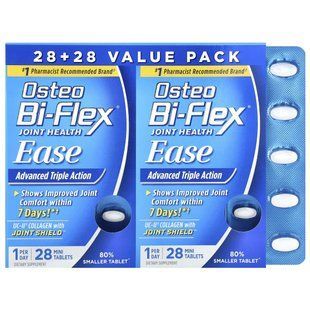Osteo Bi-Flex, Joint Health, Ease, Advanced Triple Action, 2 Pack, 28 Mini Tablets Each