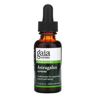 Рідкий екстракт астрагалу Gaia Herbs (Liquid Astragalus Supreme) 30 мл