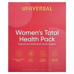 Universal U, Women's Total Health Pack, 30 Pill Packs купить в Киеве и Украине